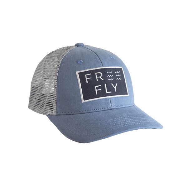 Free Fly Apparel Wave Snapback Hat in Blue Fog